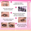Eyelash Glue and Lash Bond and Seal Waterproof, Long-Lasting Non-Irritating