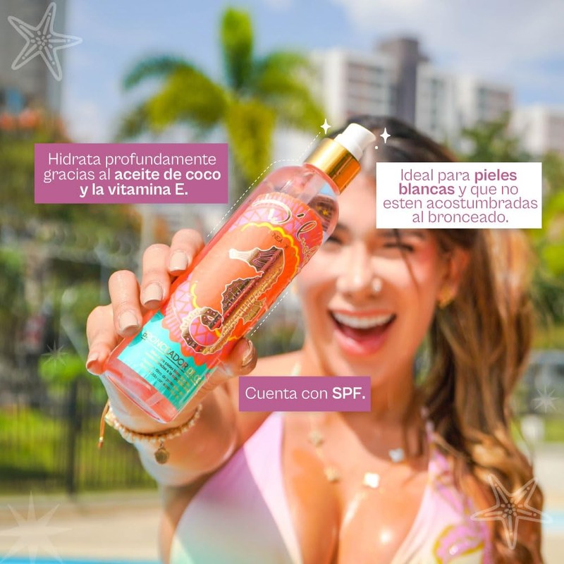 Bronceador Solar de Coco D'Luchi 250 ML | Tanning Oil