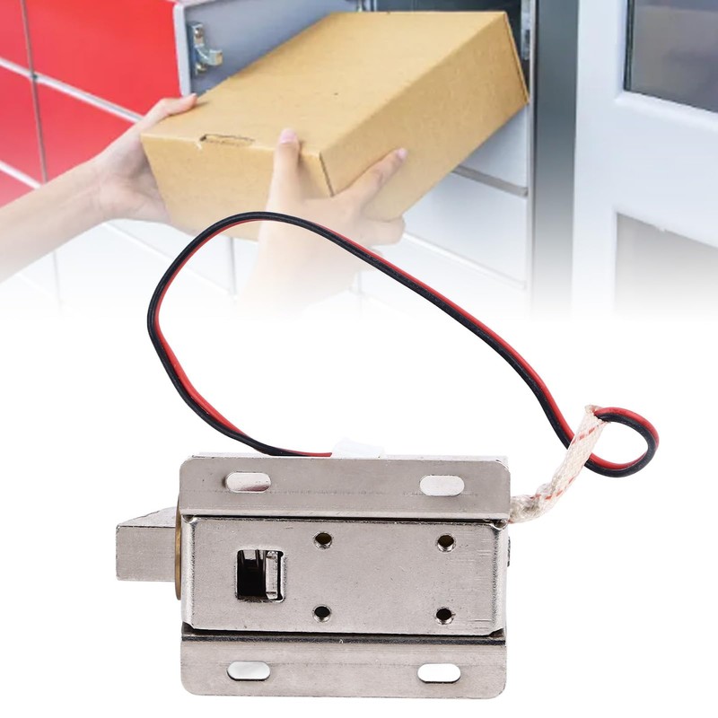 ieron DC 12V 0.6A Mini Electromagnetic Lock Cabinet Drawer Intelligent
