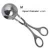 Stainless Steel Meatball Maker Tool – Non-Stick Scissor Scoop for
