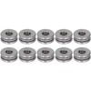 10Pcs Thrust Ball Bearing Single Direction Accessory Replacement Set Kit