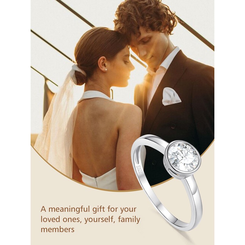 FindChic 925 Silver Cubic Zirconia Heart / Round / Square