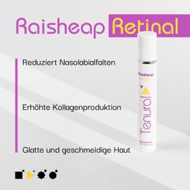 TENURAL Firming Nasolabial Cream with Retinal, Hydrolyzed Hyaluronic Acid and Adipofilling, Reduces Wrinkles and Wrinkles, Gives Volume and Firmness, 20 ml