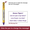 Greeting Pen LSU Tigers Braggin' Rights Rotating Message 6 Pen