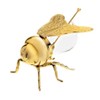 Godinger Honey Jar Gold Bee Themed Serverware Breakfast, Tea or