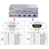 RS232 Splitter, DTECH 4 Port Serial Expansion Box 1x4 COM