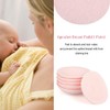 6pcs Soft Cotton Breast Pads, Washable Reusable Pads Absorbent Breastfeeding