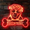 ADVPRO Name Personalize Rottweiler RGB Dynamic Glam LED Sign Cut