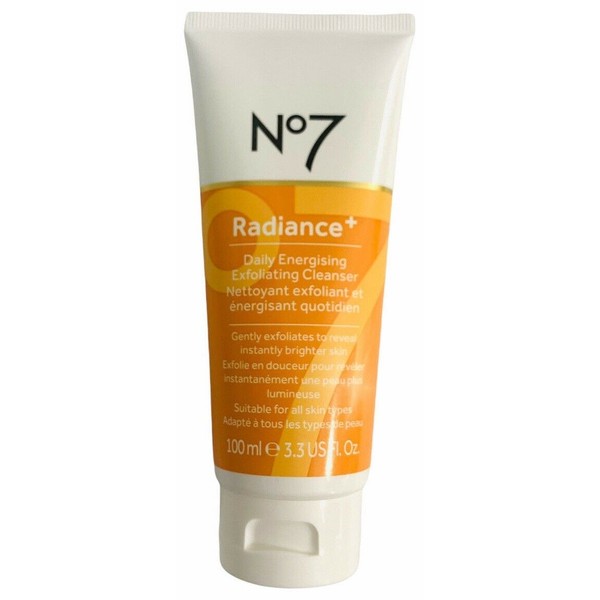 Boots No7 Radiance+ Daily Energizing Exfoliating Cleanser - 3.3oz (100ml)