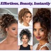 Updo Messy Ponytail Hair Piece with Elastic Rubber Band
