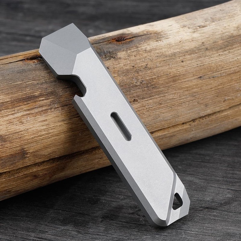 Hsthe Sea Pry Bar Bottle Opener, Titanium Alloy EDC Multifunctional