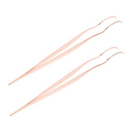 Beavorty Eyelash Curler Assistant Stainless Steel Lash Tweezers Lash Extension Tools -one