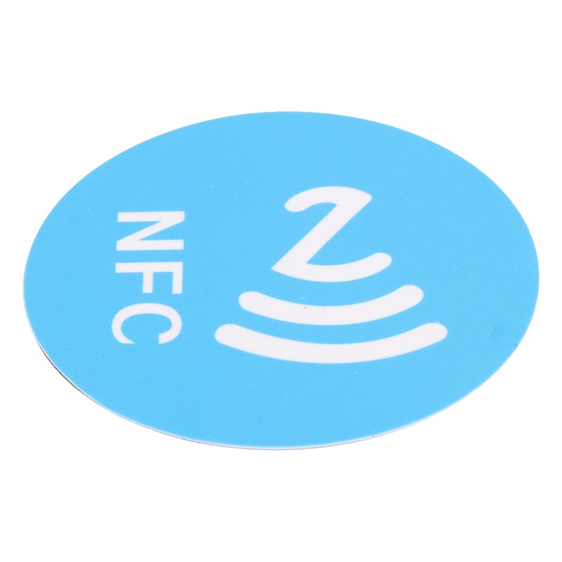 20 Pcs ID5200 NFC Stickers Adhesive Label Round 40mm Anti