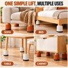 Furniture Risers for Bed & Sofa – 3.74 Inch Lift