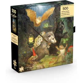 Buffalo Games Amy Stegg Gerard - The Moonlit March - 500 Piece Jigsaw Puzzle - 15 x 21.25 in, Ages 14+ - Jigsaw Puzzles for Adults - Full-Color Poster - Screen-Free Relaxation