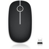 Wireless Mouse, Vssoplor 2.4G Slim Portable Computer Mice with Nano