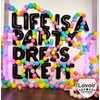 Lovoir 40 Inch Large Black Letter A Mylar Balloons for