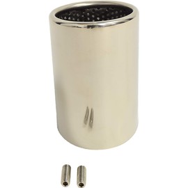 [RDi 56841-74] DoradoTuning Car Exhaust Muffler Tip/Tailpipe/Stainless Steel Chrome Tail Throat/Pipe Tip Tail Muffler Universal 74mm