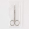 MUJI 15844456 Steel Eyebrow Cutting Scissors Total Length Approx. 3.5