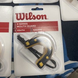WILSON X-Series Youth Mouth Guard Lot Of 100 | Black & Yellow |