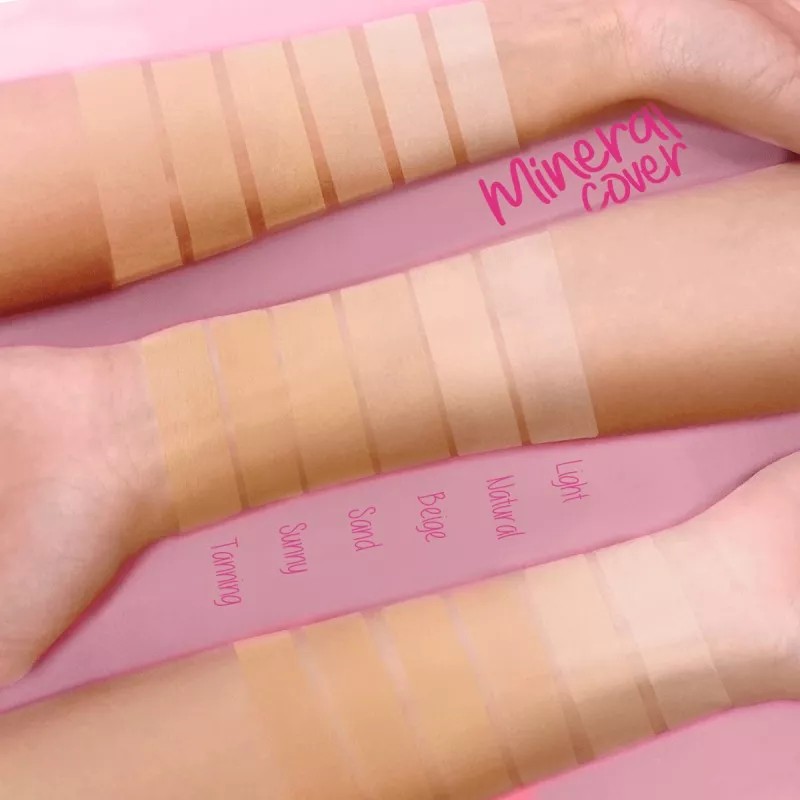 Pink Up, Polvo Mineral, Larga Duración, Cobertura Completa