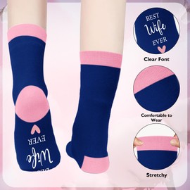 Mothers Day Gifts for Wife Birthday Gift Ideas,Mother's Day Anniversary Christmas Xmas Valentines Valentine's Easter Birthday Gifts for Wife Stocking Stuffers Romantic Presents,Funny Novelty Socks