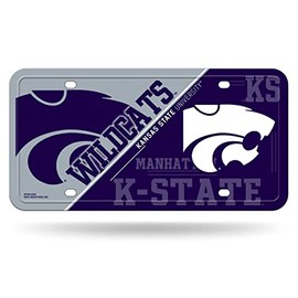 Rico Kansas State Wildcats Multi-Color Standard 12x6 Metal License Plate Auto Tag