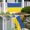G128 3 Pack: Ukraine Flag 3x5 Ft Printed 150D, 4