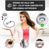 VIOKS Kitchen Drain Fitting Sink with Excenter Strainer Basket Valve