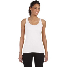 Fashion Gildan 64200L GD Ladies Tank Top White X-Large