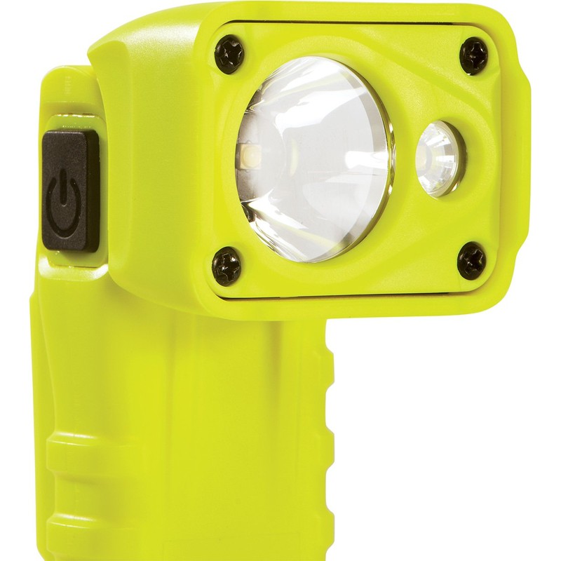 Pelican 3415 Right Angle LED Flashlight with Magnetic Clip (Yellow)
