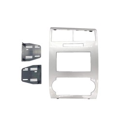 Radio Stereo Car Install Double Din Navigation Silver Bezel Can Bus Factory Amplified Systems Wire Harness & Antenna Adapter Compatible with Dodge Charger 2006 2007 Dodge Magnum 2005-2007