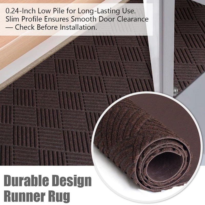 2' x 6' Non Slip Runner Rug for Hallway Indoor