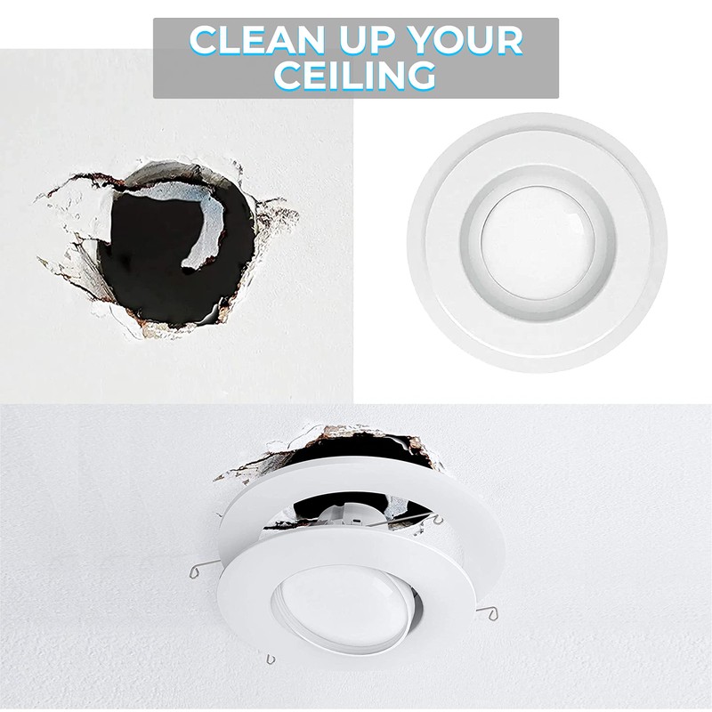 OHLECTRIC Heavy-Duty Metal Goof Rings for 4" Inch Recessed Lights