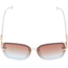 Jessica Simpson Women's J6112 Oversized Square Sunglasses with 100% Uv