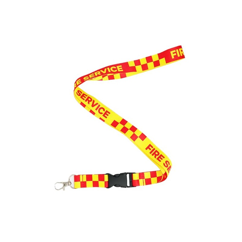 Fire Service Battenberg Fighter Cosplay Lanyard