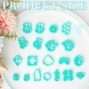 TAINSKY Spring Polymer Clay Cutters, 20 Shapes Spring Clay Cutters,