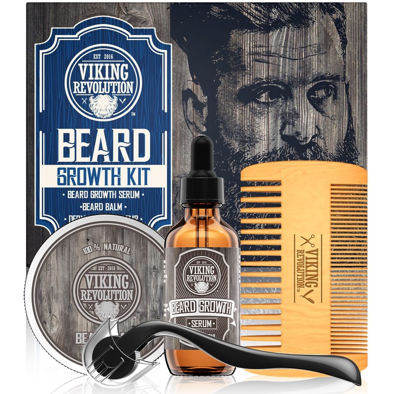 Kit de crescimento de barba para homens, kit de cultivo