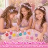 Kids Nail Polish Set, 18 Colors Non Toxic Water Based