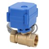 Alarm Sensor Single Brass Ball Valve DualWay Water Leaking Detection