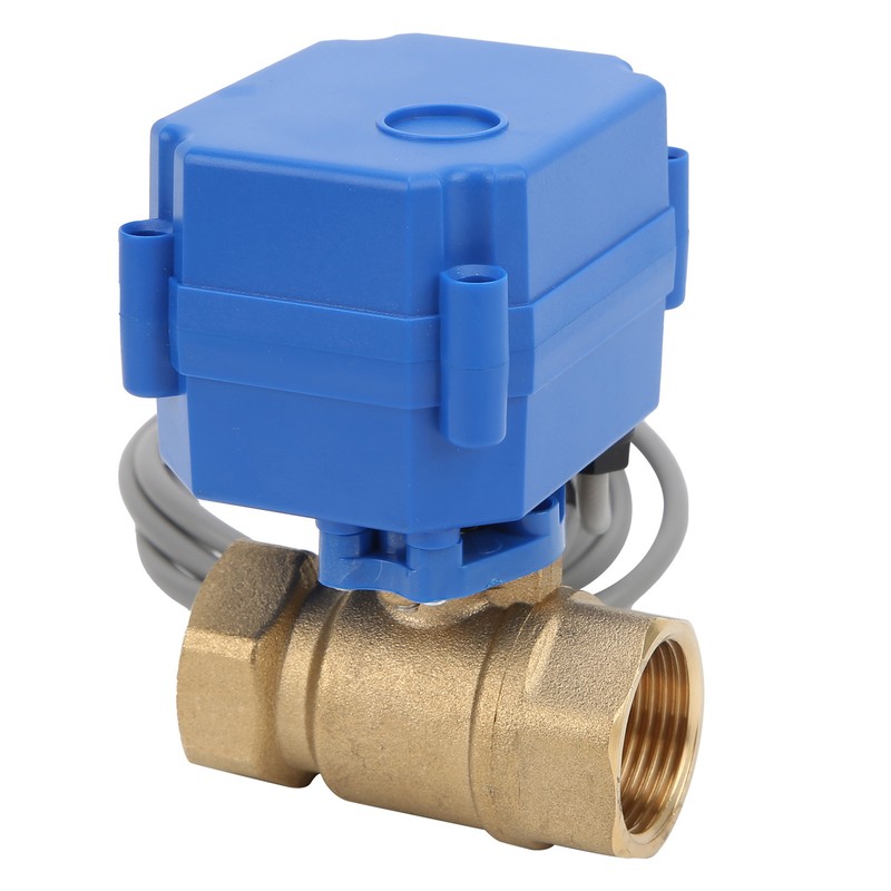 Alarm Sensor Single Brass Ball Valve DualWay Water Leaking Detection