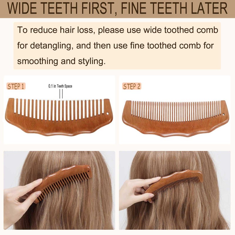 Labor Comb for Pain Relief, Birthing Comb, Wooden Comb for