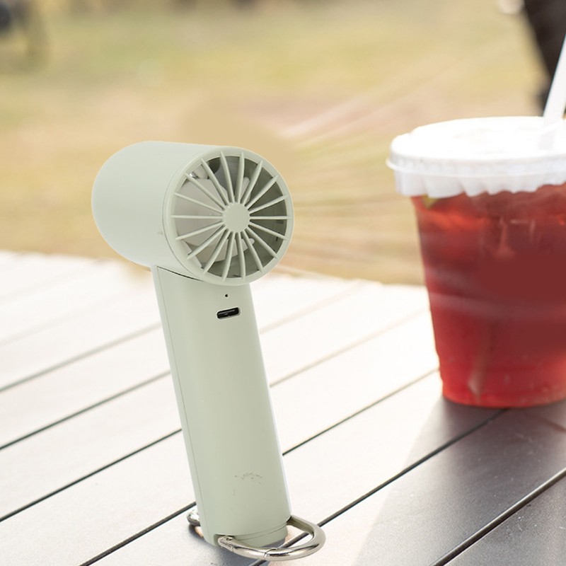 Handheld Fan USB Rechargeable Lightweight Portable Cute Comfortable Grip Mini