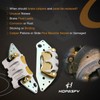 Brake Calipers with Pads Front Left & Right Compatible with
