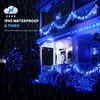 MZD8391 105FT 300 LEDs Blue White Christmas Lights Outdoor Indoor,