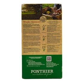 Food-United Maronen Vacuum-Cooked Noble Eat Roast Chestnuts by Ponthier, 2 x 400 g for Maroni Dishes such as Taler Knocks, Pasta, Soup, Casserole, Stew, Roasting, Nutty Sweet Flavour