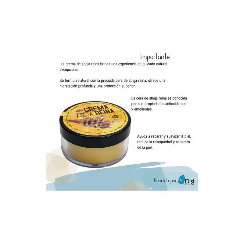Queen Coffe Crema Para Cara Cera Abeja Reina 60 Gr