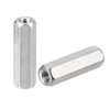 sourcing map M4 x 0.7-Pitch 25mm Length Coupling Nuts, 5pcs
