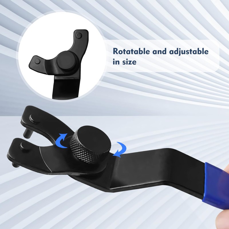 LYCBTC Universal Angle Grinder Wrench - Adjustable Spanner Tool |