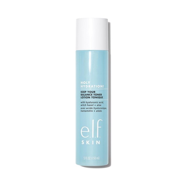e.l.f. SKIN Holy Hydration! Keep Your Balance Toner, Helps Remove